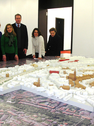 Münster Modell: Ausstellung Nr. 9 - Münster Arkaden, 2009