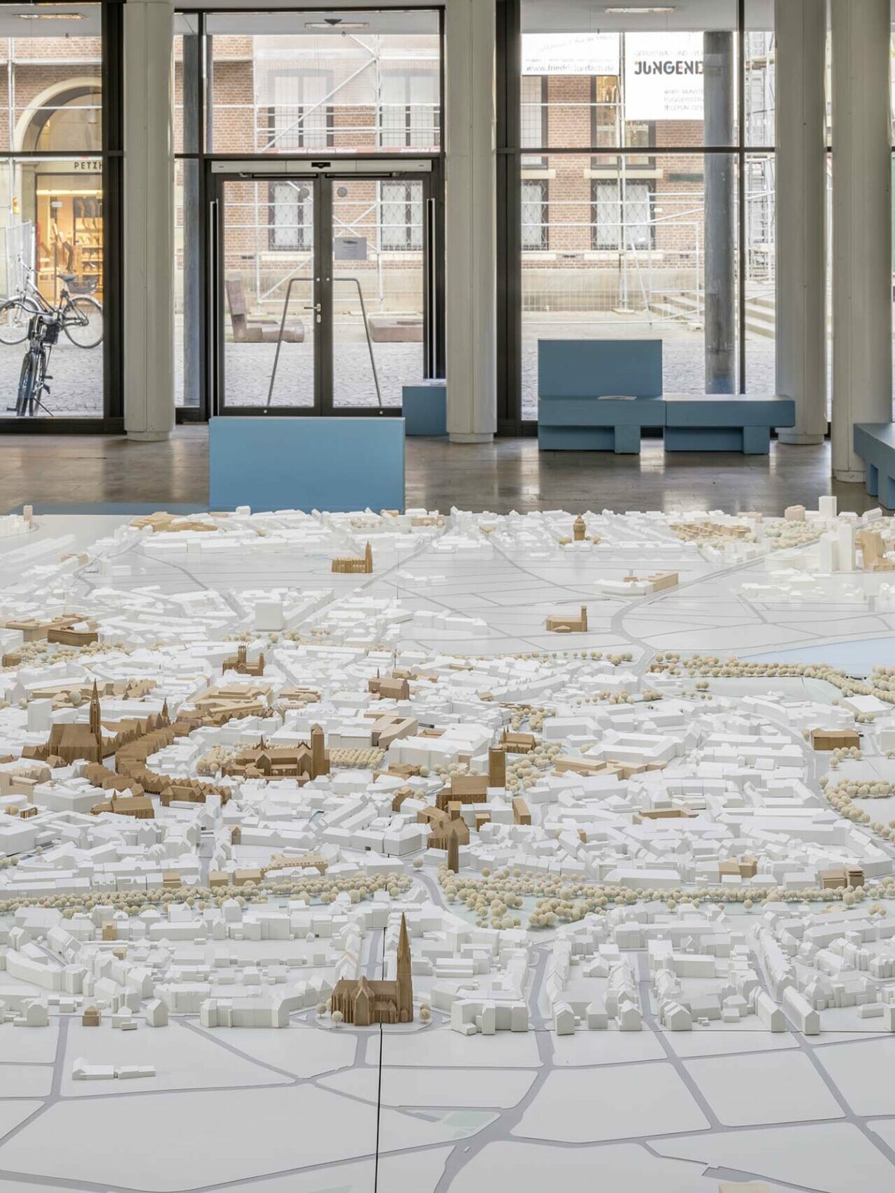 Münster Modell: Ausstellung Nr. 22 - Stadthaussaal, 2018 - Foto: Roland Borgmann