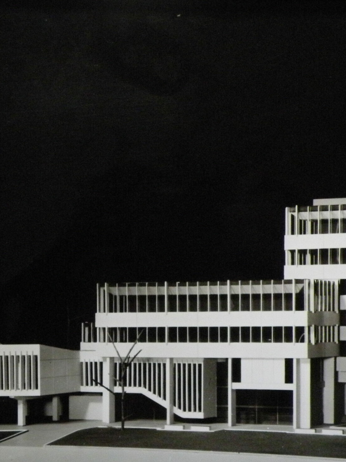 Rathaus Greven (1971-73, Dieter Oesterlen), Modell - Foto: Stefan Rethfeld