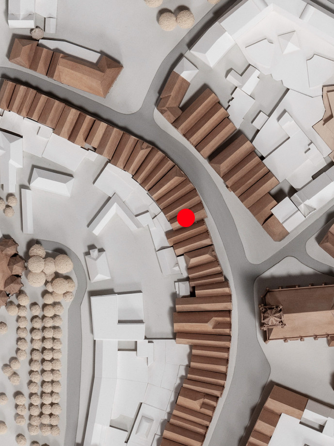 Münster Modell: Roggenmarkt 1, Münster