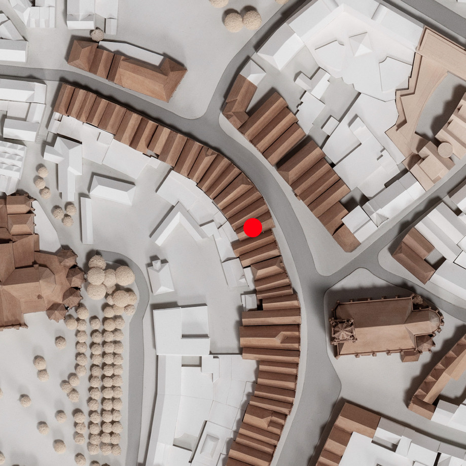 Münster Modell: Roggenmarkt 1, Münster